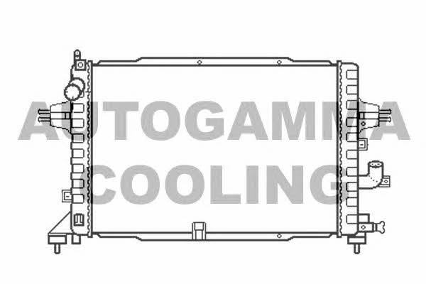 Autogamma 104158 Radiator, engine cooling 104158