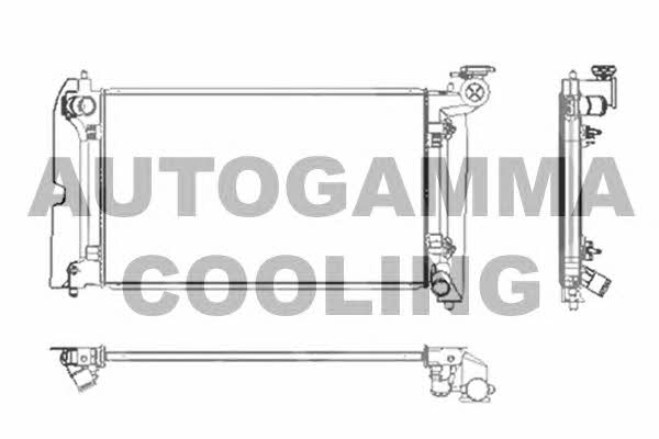 Autogamma 104164 Radiator, engine cooling 104164