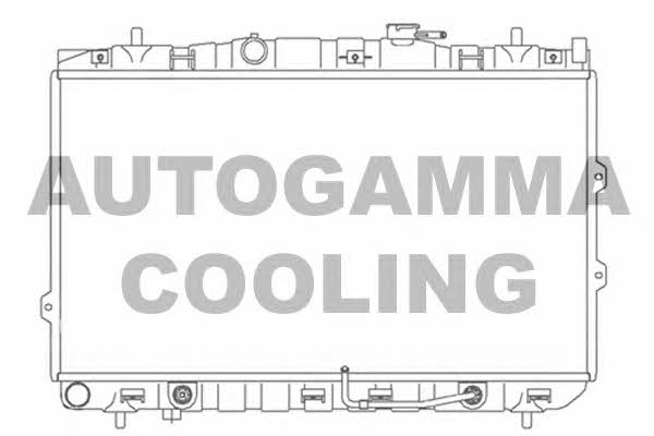 Autogamma 104174 Radiator, engine cooling 104174