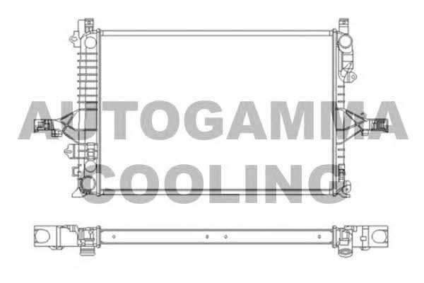 Autogamma 104207 Radiator, engine cooling 104207