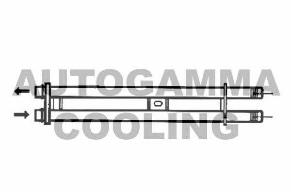 Autogamma 104216 Heat exchanger, interior heating 104216