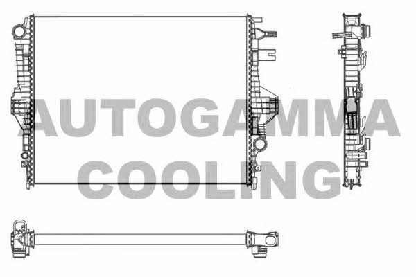 Autogamma 107246 Radiator, engine cooling 107246