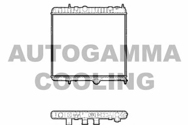 Autogamma 107254 Radiator, engine cooling 107254