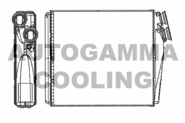 Autogamma 107277 Heat exchanger, interior heating 107277