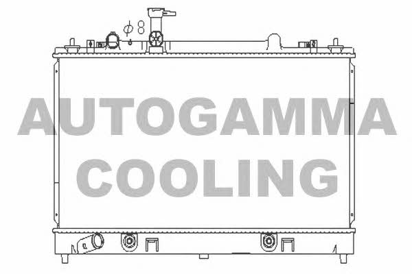 Autogamma 107281 Radiator, engine cooling 107281