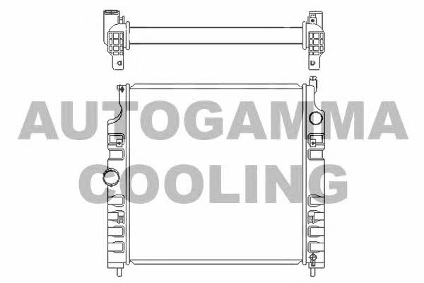 Autogamma 107311 Radiator, engine cooling 107311