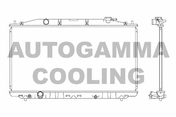 Autogamma 107445 Radiator, engine cooling 107445