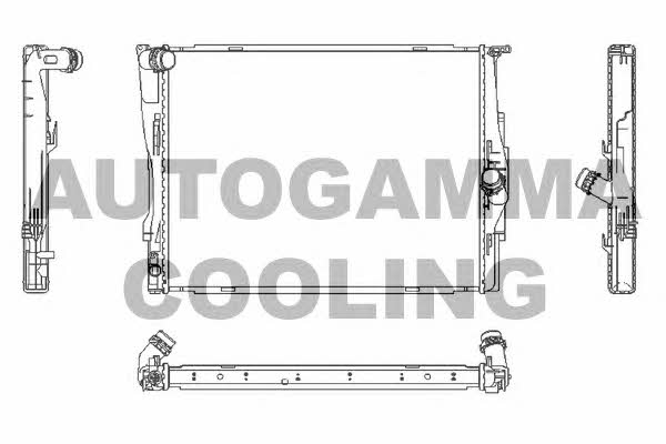 Autogamma 107448 Radiator, engine cooling 107448