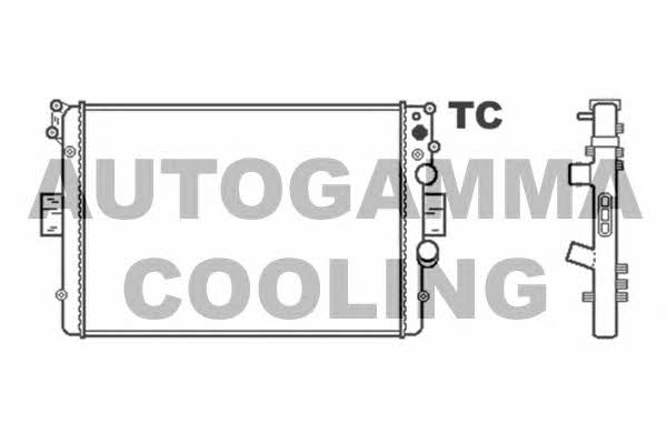 Autogamma 403346 Radiator, engine cooling 403346