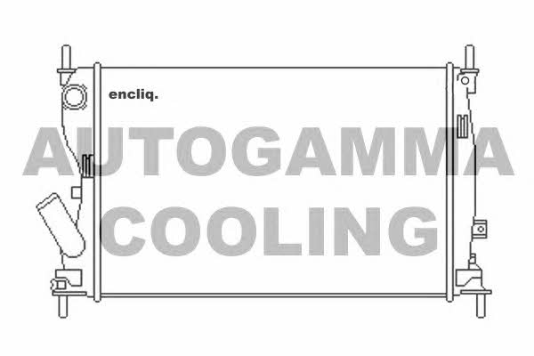 Autogamma 104241 Radiator, engine cooling 104241
