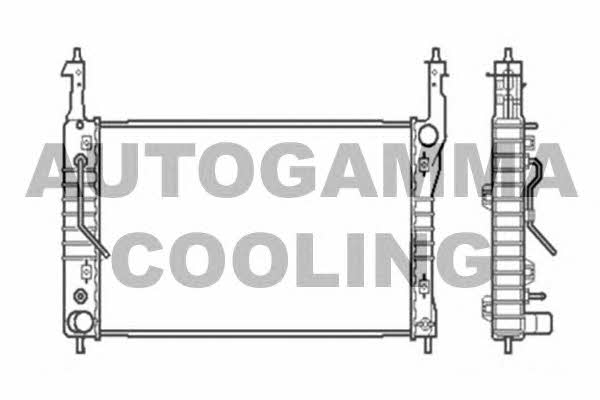 Autogamma 104252 Radiator, engine cooling 104252