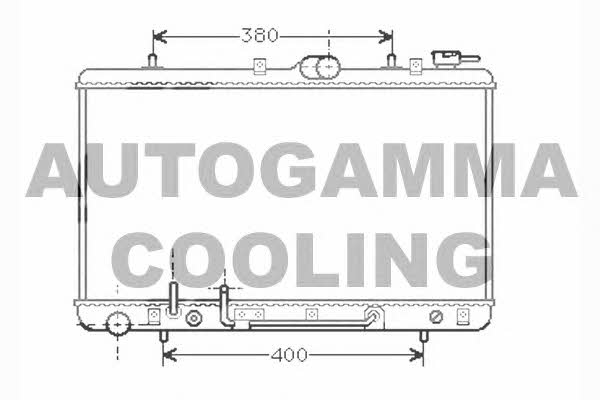 Autogamma 104269 Radiator, engine cooling 104269