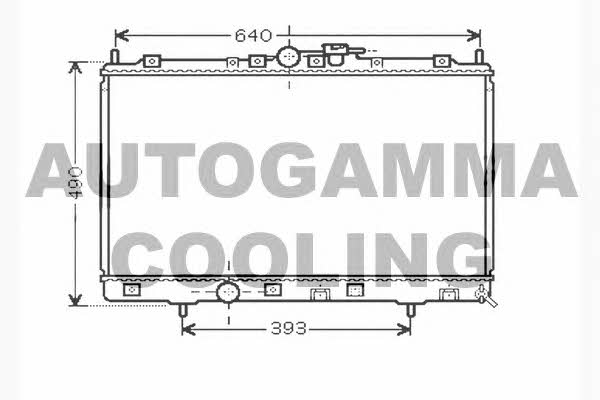 Autogamma 104294 Radiator, engine cooling 104294