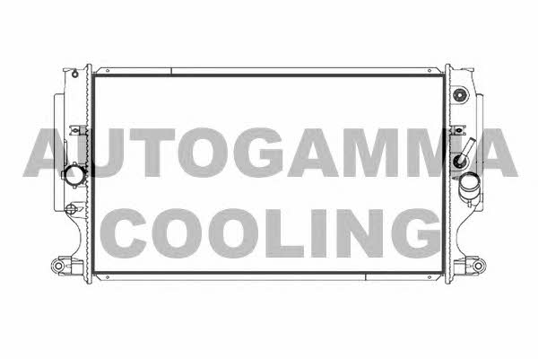 Autogamma 107240 Radiator, engine cooling 107240
