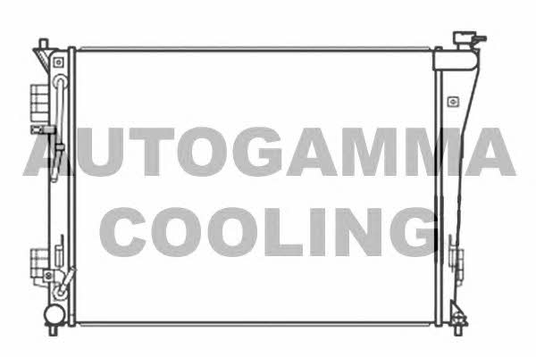 Autogamma 107380 Radiator, engine cooling 107380