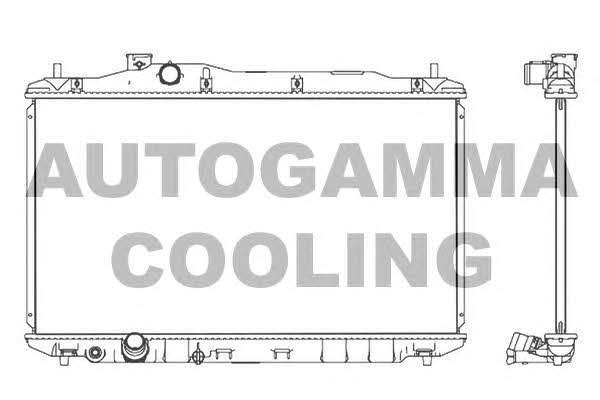 Autogamma 107530 Radiator, engine cooling 107530