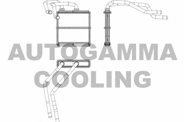 Autogamma 107516 Heat exchanger, interior heating 107516