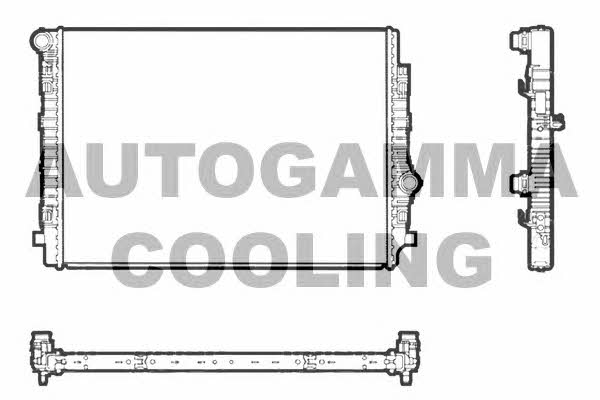 Autogamma 107465 Radiator, engine cooling 107465