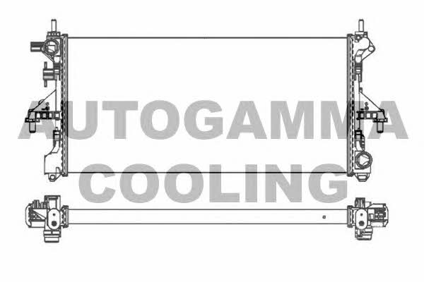 Autogamma 107400 Radiator, engine cooling 107400
