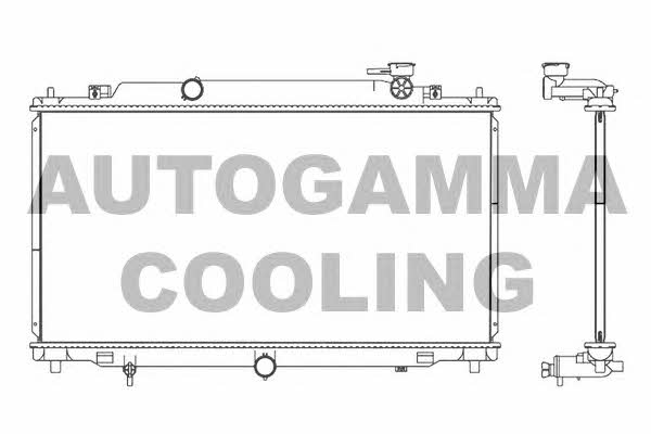 Autogamma 107529 Radiator, engine cooling 107529