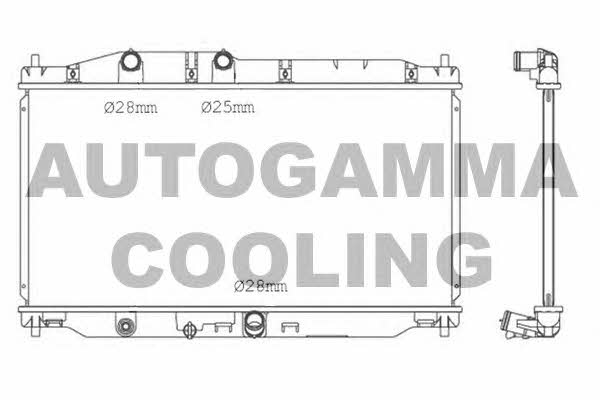 Autogamma 107544 Radiator, engine cooling 107544