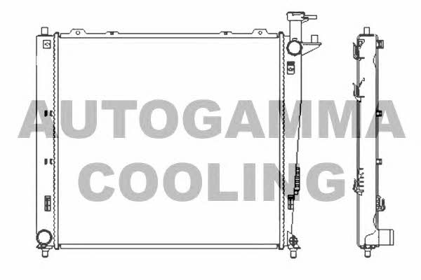 Autogamma 107383 Radiator, engine cooling 107383