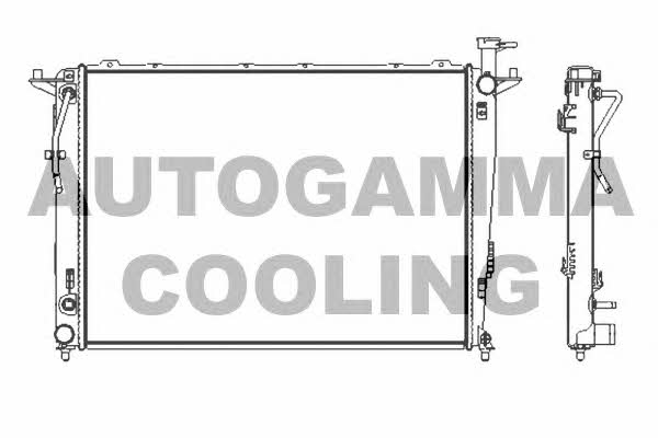 Autogamma 107384 Radiator, engine cooling 107384