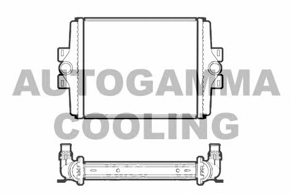 Autogamma 107406 Radiator, engine cooling 107406