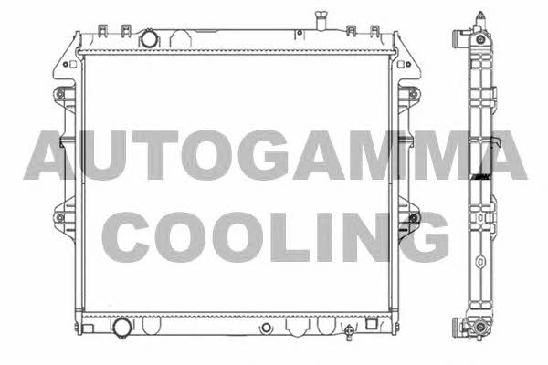 Autogamma 107457 Radiator, engine cooling 107457