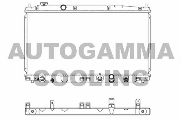 Autogamma 107452 Radiator, engine cooling 107452