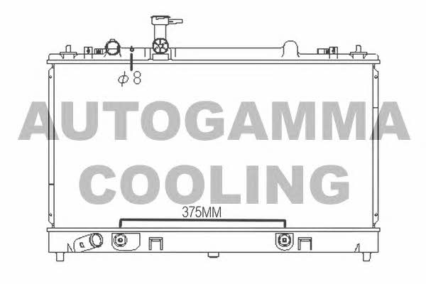 Autogamma 107476 Radiator, engine cooling 107476