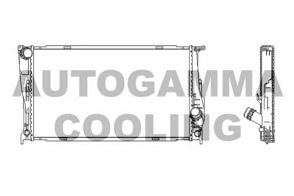 Autogamma 107534 Radiator, engine cooling 107534