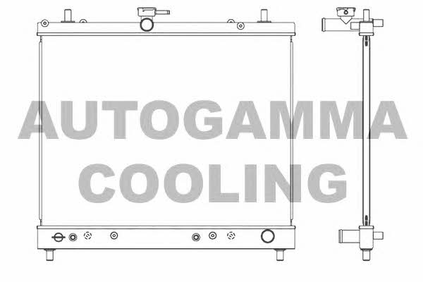 Autogamma 107373 Radiator, engine cooling 107373