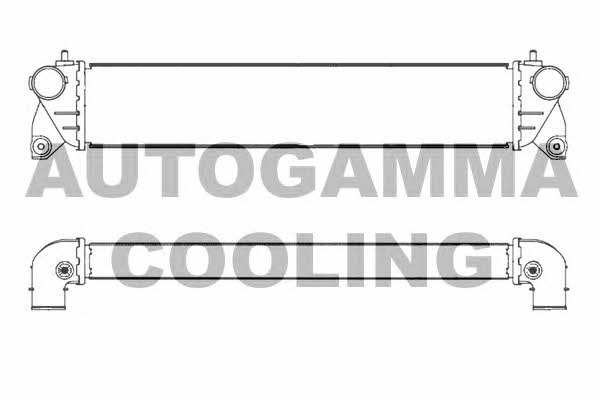 Autogamma 107417 Intercooler, charger 107417