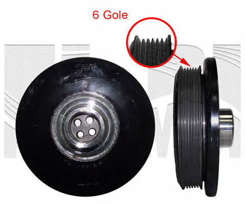 Autoteam A08488 Pulley crankshaft A08488