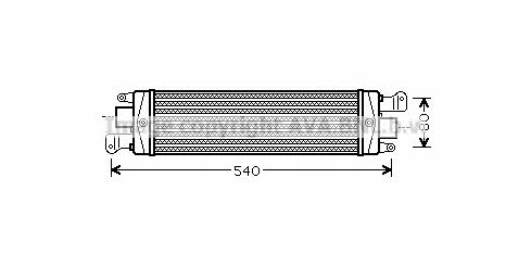 FTA4337 AVA Intercooler, charger