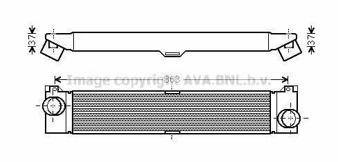 FTA4353 AVA Intercooler, charger