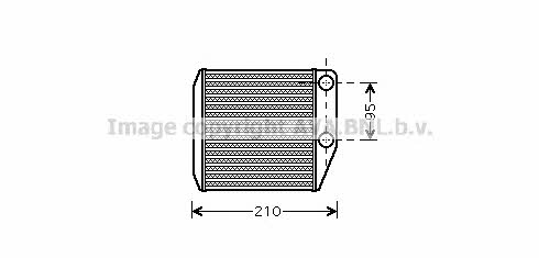 AVA FTA6313 Heat exchanger, interior heating FTA6313