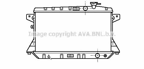 AVA HD2023 Radiator, engine cooling HD2023