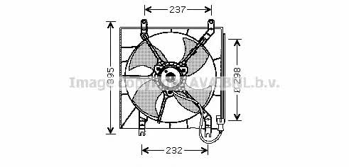 AVA HD7512 Hub, engine cooling fan wheel HD7512