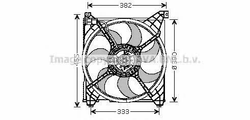 AVA HY7508 Hub, engine cooling fan wheel HY7508