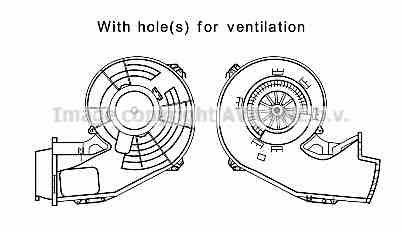 AVA OL8644 Cabin ventilation engine OL8644