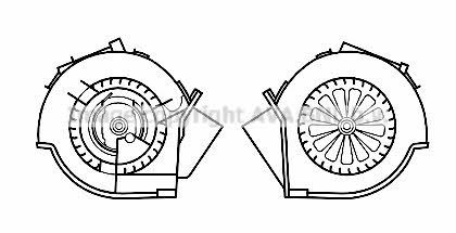 AVA MS8664 Cabin ventilation engine MS8664