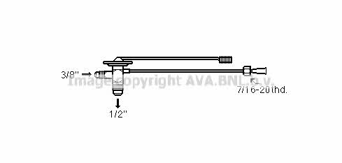 AVA BW1544 Air conditioner expansion valve BW1544
