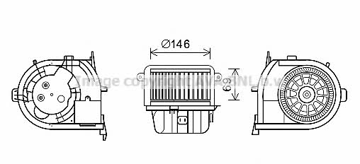 AVA RT8591 Cabin ventilation engine RT8591