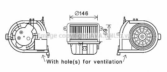 AVA RT8589 Cabin ventilation engine RT8589