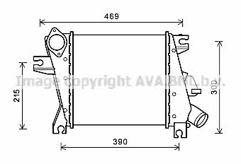 AVA DN4411 Intercooler, charger DN4411