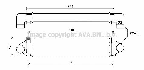 AUA4219 AVA Intercooler, charger