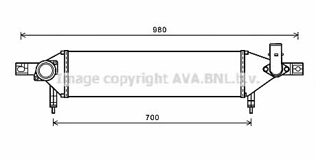 DN4409 AVA Intercooler, charger