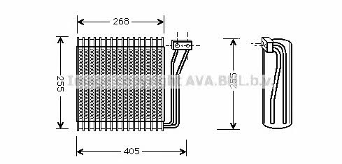 AVA CRV041 Air conditioner evaporator CRV041